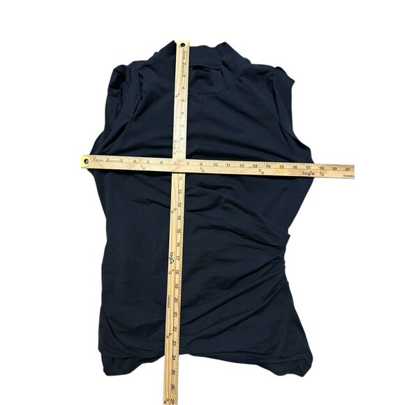 Beautiful 3.1 Phillip Lim navy blue Rolled Sleeve Draped Jersey Tank- size mediu - Picture 6 of 8